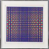 COMPOSITION by Horacio Garcia Rossi, 1997, Gouache sur papier, sold Dec 2022