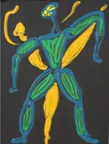 Danseurs by Serge Lifar, Gouache sur papier, sold Jan 2026