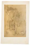 Les noces interrompues (1971), essai by Max Ernst, Eau-forte et aquatinte sur papier collé en plein sur carton, sold Jan 2026
