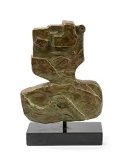 Le bonhomme au croissant by Eliane Larus, 1989, Épreuve en bronze à patine verte, sold Nov 2025
