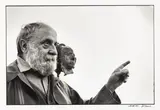 Portrait de César by Didier Gicquel, Tirage photographique signé en bas à droite, contresigné et dédicacé au dos, sold Mar 2024