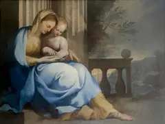 L'éducation de la Vierge by Lubin Baugin, Toile, sold Mar 2024