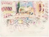 L'Opéra : la première de Maximilien by Raoul Dufy, 1925, Aquarelle, sold Dec 2023