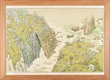 Série « Les aspects de la nature » « La falaise by Henri Rivière, Lithographie signée dans la planche, sold Oct 2025
