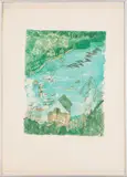 Souvenir de Waterford by Pierre-Eugène Clairin, Lithographie en couleur signée, sold Oct 2025