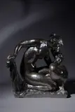 Léda et le cygne by Richard Guino, Epreuve en bronze à patine brune, sold Oct 2025