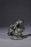 La ramasseuse de fagots by Jules Dalou, Epreuve en bronze patiné brun vert signé et cachet du fondeur Susse frères éditeur Paris H, sold Oct 2025