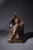 Héléna, cité roussillonnaise rêve à son antique splendeur by Raymond Sudre, Epreuve en bronze à patine brun foncé, sold Oct 2025