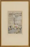 Les immeubles by Henri Julien Seigle, 1962, Gouache sur papier, sold Oct 2025