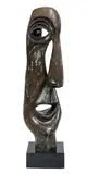 Sans titre - Double face by Federico Rivero García, Bronze à patine marbrée, sold Dec 2025