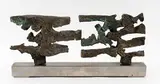 Sans titre by André Fournelle, vers 1965, Bronze sur base en aluminium, sold Nov 2025