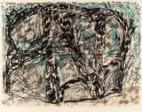 Feutré" by Jean Paul Riopelle, 1976, Lithographie, sold Sep 2025