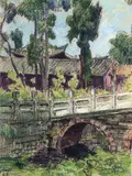 Yunnan Fu by Jos Henri Ponchin, Pastel sur papier encadré monogrammé en bas à gauche, sold Apr 2019