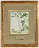 Souvenir de Toscane by Jean-Baptiste Camille Corot, Crayon noir, aquarelle, sold Mar 2026