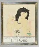 MAQUET Imprimeur "Parfums, poudres, lotions, savons L.T. Piver by Charles Martin, Lithographie polychrome à rehaut d’argent, sold Mar 2026