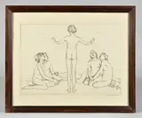 Feierstunde (Moment de fête) by Ida Teichmann, Lithographie sur papier Japon, sold Mar 2026