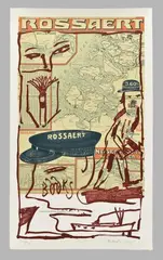 Ceuleers et Van de Velde Booksellers Editeur by Pierre Alechinsky, 2003, Lithographie en couleurs, sold Mar 2026