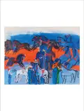 Le cirque by Raoul Dufy, 1924, Gouache sur papier, sold Jun 2021