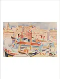 Port de Marseille by André Lhote, 1929, Aquarelle sur papier, sold Jun 2021