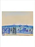 L'escadre à Golfe-Juan by Raoul Dufy, 1925, Gouache sur papier, sold Jun 2021