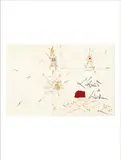 Composition by Georges Mathieu, 1975, Gouache et collage sur papier, sold Jun 2021