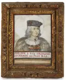 Philippe I, roy d'Espagne et prince des Pays-Bas by Henri Bellange, Crayon noir, brun, sanguine et gouache sur velin, sold Jun 2021