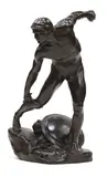 La colère d'Achille ou Achille se préparant au combat by Constant Roux, Bronze, sold Jun 2021