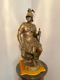 Le courage militaire by Paul Dubois, Épreuve en bronze à patine médaille, sold Feb 2024