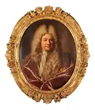 Portrait d'homme en buste by Hyacinthe Rigaud, Toile ovale Hauteur :, sold Dec 2023