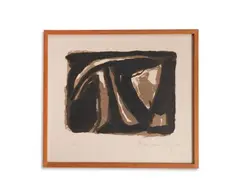 Composition abstraite by Bram van Velde, Lithographie, sold Dec 2023
