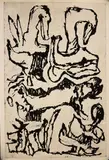 Sans titre by Jean-Pierre Pincemin, 1990, Aquatinte au sucre rehaussée, sold Dec 2023