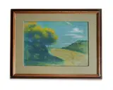 Cailhau, automne by Achille Laugé, Pastel, sold Dec 2023