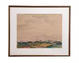 Ile d'Yeu by Franck Sloan, Aquarelle sur papier, sold Dec 2023
