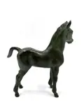 Cheval by Irénée Rochard, Épreuve en bronze à patine verte, sold Dec 2023