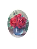 Bouquet de roses by Blanche Odin, Aquarelle sur papier signé en bas à gauche, sold Feb 2023