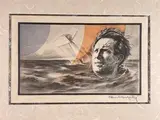 Mermoz by Paul Lengellé, Lithographie signée en bas à droite, sold Feb 2023