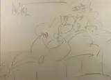 Nu féminin by Gen Paul, Crayon signé en haut à gauche, sold Dec 2022