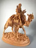 Méhariste touareg by Jean Paul Gourdon, Terre cuite signée, sold Dec 2022
