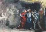 Etude pour un tableau d'histoire by Paul Huet, Aquarelle, sold Oct 2022
