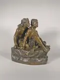 Canaris à Chios by Benedetto Civiletti, Epreuve en bronze à patine brun nuancé, sold Oct 2022