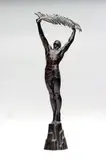 La Palme de la Victoire by Pierre le Faguays, Epreuve en bronze, fonte à cire perdu de Suce Frères éditeurs, Paris à patine brune, sold Nov 2015