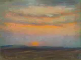 Sunset by Marc-Aurèle de Foy Suzor-Coté, pastel on paper, sold Feb 2025