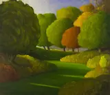 Willing to Walk by Ross Penhall, 2017, oil on canvas, sold Feb 2025
