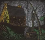 Vieille maison by Marc-Aurèle Fortin, pastel on paper, sold Jan 2025