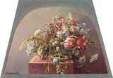 The Entangled Bouquet (Messy Bunch) by Thomas de Vany Forrestall, 2000, egg tempera on board, sold Jan 2025