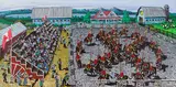 RCMP Musical Ride by Maxwell Allen Newhouse, oil on canvas, sold Jan 2025