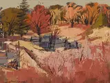 Autumn by Henri Leopold Masson, oil on canvas, sold Jan 2025