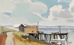 Siesta by the Sea by Adrian Dingle, oil on board, sold Dec 2025