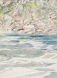 Castle River by Edward William Godwin, watercolour on paper, sold Dec 2025