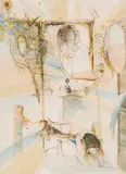 Splendour by Tony Urquhart, 1980, watercolour and ink on paper, sold Dec 2025